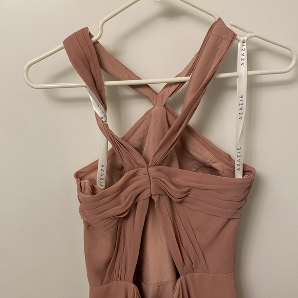 Blush pink azazie dress - Picture 4 of 5